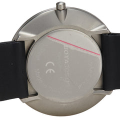 BOTTA 腕時計 クオーツ ブラック文字盤 ステンレススチール レザー ボーイズ 【中古】