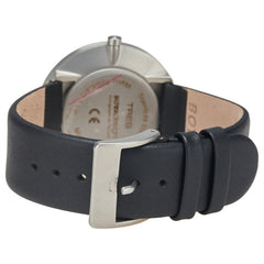 BOTTA 腕時計 クオーツ ブラック文字盤 ステンレススチール レザー メンズ 【中古】