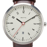 BOTTA ベルト(社外品) 腕時計 クオーツ ベージュ文字盤 ステンレススチール レザー メンズ 【中古】