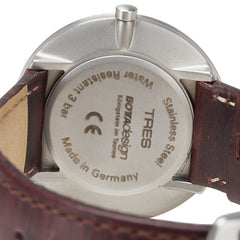 BOTTA ベルト(社外品) 腕時計 クオーツ ベージュ文字盤 ステンレススチール レザー メンズ 【中古】