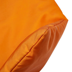 バーバリー ロゴ トートバッグ オレンジ ナイロン レザー レディース BURBERRY 【中古】