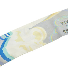 エルメス ツイリー BRIDES DE GALA SHADOW スカーフ ホワイト マルチカラー シルク レディース HERMES 【中古】