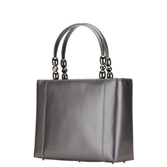 ディオール マリスパール ハンドバッグ ショルダーバッグ 2WAY グレー レザー レディース Dior 【中古】