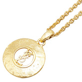 サンローラン YSL ロングネックレス ゴールド メッキ レディース SAINT LAURENT 【中古】