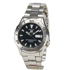 セイコー 5スポーツ 腕時計 7S36-00L0 自動巻き ブラック文字盤 ステンレススチール メンズ SEIKO 【中古】