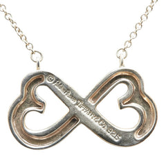 ティファニー ダブルラビングハート ネックレス シルバー SV925 シルバー レディース TIFFANY&Co. 【中古】