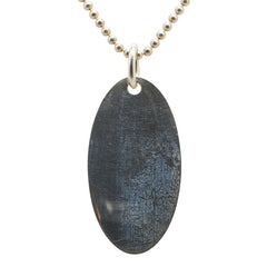 グッチ オーバルプレート ネックレス ボールチェーン SV925 シルバー レディース GUCCI 【中古】