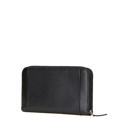 サルヴァトーレフェラガモ 長財布 トラベルケース ブラック レザー レディース Salvatore Ferragamo 中古