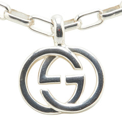 グッチ インターロッキングG ネックレス SV925 シルバー レディース GUCCI 【中古】