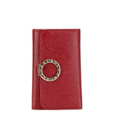 ブルガリ ブルガリブルガリ 6連 キーケース レッド レザー レディース BVLGARI 【中古】