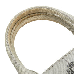 プラダ カナパ ハンドバッグ グレー キャンバス レディース PRADA 【中古】