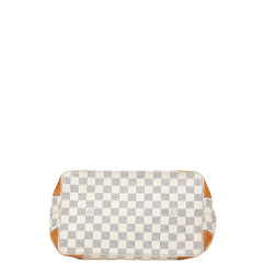ルイ ヴィトン ダミエ アズール ハムステッド PM ハンドバッグ N51207 ホワイト PVC レザー レディース LOUIS VUITTON 【中古】