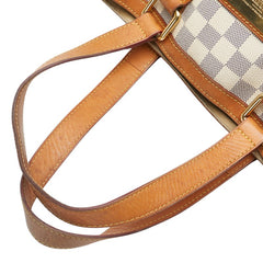 ルイ ヴィトン ダミエ アズール ハムステッド PM ハンドバッグ N51207 ホワイト PVC レザー レディース LOUIS VUITTON 【中古】