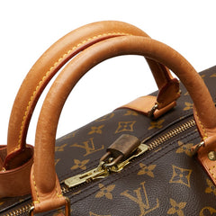 ルイ ヴィトン モノグラム キーポル60 ボストンバッグ トラベルバッグ M41422 ブラウン PVC レザー レディース LOUIS VUITTON 【中古】