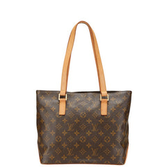 ルイ ヴィトン モノグラム カバピアノ ハンドバッグ トートバッグ M51148 ブラウン PVC レザー レディース LOUIS VUITTON 【中古】