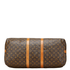 ルイ ヴィトン モノグラム キーポル バンドリエール 55 ボストンバッグ M41414 ブラウン PVC レザー レディース LOUIS VUITTON 【中古】