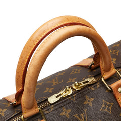 ルイ ヴィトン モノグラム キーポル55 ボストンバッグ トラベルバッグ 旅行用バッグ M41424 ブラウン PVC レザー レディース LOUIS VUITTON 【中古】