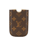 ルイ ヴィトン モノグラム モバイルケース ブラウン PVC レザー レディース LOUIS VUITTON 【中古】