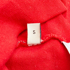 グッチ ボーダー ポロシャツ ラガーシャツ 長袖 サイズ:S 653379 レッド マルチカラー コットン メンズ GUCCI 【中古】