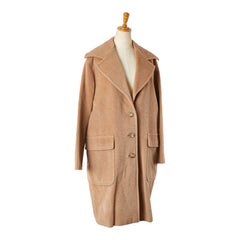 マックスマーラ コート サイズ:38 ブラウン キャメル ウール レディース MAX MARA 【中古】