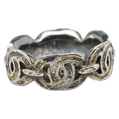 シャネル ココマーク リング 指輪 シルバー メタル レディース CHANEL 【中古】