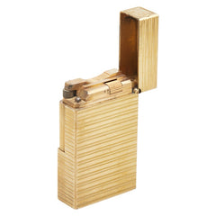 デュポン ライン1 ガスライター ゴールド メッキ レディース Dupont 【中古】