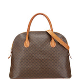 セリーヌ マカダム トートバッグ ショルダーバッグ 2WAY ブラウン PVC レザー レディース CELINE 【中古】