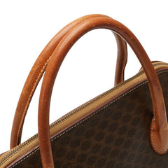 セリーヌ マカダム トートバッグ ショルダーバッグ 2WAY ブラウン PVC レザー レディース CELINE 【中古】