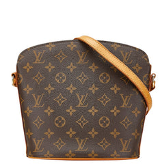 ルイ ヴィトン モノグラム ドルーオ ショルダーバッグ M51290 ブラウン PVC レザー レディース LOUIS VUITTON 【中古】