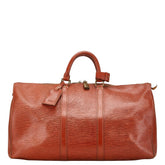 ルイ ヴィトン エピ キーポル50 ボストンバッグ トラベルバッグ M42968 ジパングゴールド ブラウン レザー レディース LOUIS VUITTON 【中古】