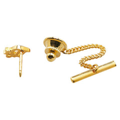 ディオール ロゴ ネクタイピン タイピン タイタック ゴールド メッキ レディース Dior 【中古】