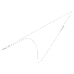 K18WG ホワイトゴールド ダイヤ0.20ct ネックレス レディース 【中古】