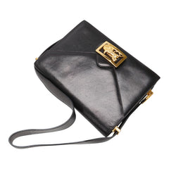 セリーヌ ワンショルダーバッグ ブラック レザー レディース CELINE 【中古】