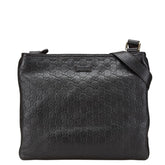 グッチ グッチシマ 斜め掛け ショルダーバッグ 201446 ブラック PVC レザー メンズ GUCCI 【中古】