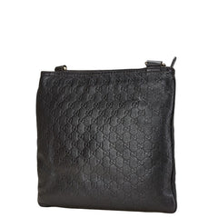 グッチ グッチシマ 斜め掛け ショルダーバッグ 201446 ブラック PVC レザー メンズ GUCCI 【中古】