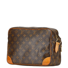 ルイ ヴィトン モノグラム ナイル ショルダーバッグ M45244 ブラウン PVC レザー レディース LOUIS VUITTON 【中古】