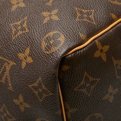 ルイ ヴィトン モノグラム キーポル50 ボストンバッグ M41426 ブラウン PVC レザー レディース LOUIS VUITTON 【中古】