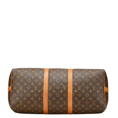 ルイ ヴィトン モノグラム キーポル バンドリエール50 ボストンバッグ ショルダーバッグ 2WAY M41416 ブラウン PVC レザー レディース LOUIS VUITTON 【中古】