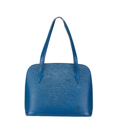 ルイ ヴィトン エピ リュサック ショルダーバッグ トートバッグ M52285 トレドブルー レザー レディース LOUIS VUITTON 【中古】