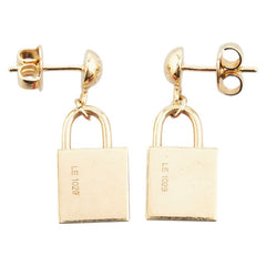 ルイ ヴィトン ブークルドレイユ ロックンロール ピアス M66066 ゴールド レッド メッキ レディース LOUIS VUITTON 【中古】
