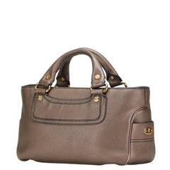 セリーヌ ブギーバッグ ハンドバッグ ブラウン レザー レディース CELINE 【中古】