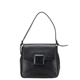 ジバンシー 4Gロゴ ワンショルダーバッグ ブラック レザー レディース Givenchy 【中古】