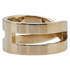 エルメス リュバン スカーフリング ゴールド メッキ レディース HERMES 【中古】