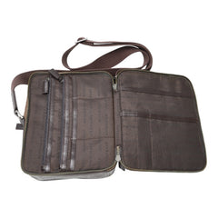 ジバンシー 総柄 斜め掛け ショルダーバッグ ブラウン カーキ キャンバス レザー レディース Givenchy 【中古】