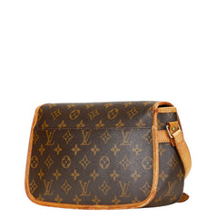 ルイ ヴィトン モノグラム ソローニュ ショルダーバッグ M42250 ブラウン PVC レザー レディース LOUIS VUITTON 【中古】