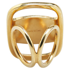 サルヴァトーレフェラガモ ヴァラ スカーフリング ゴールド メッキ レディース Salvatore Ferragamo 【中古】