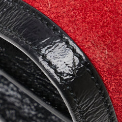 グッチ オフィディア 斜め掛け チェーン ショルダーバッグ 503876 レッド ブラック ネイビー レザー スエード レディース GUCCI 【中古】