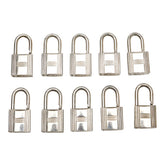 エルメス カデナ 南京錠 10個セット シルバー メタル レディース HERMES 【中古】