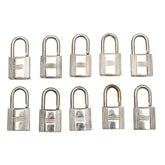 エルメス カデナ 南京錠 10個セット シルバー メタル レディース HERMES 【中古】