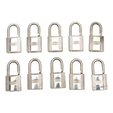 エルメス カデナ 南京錠 10個セット シルバー メタル レディース HERMES 【中古】